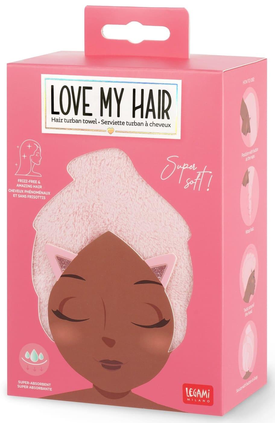 LEGAMI  Hair Turban Towel - KITTY