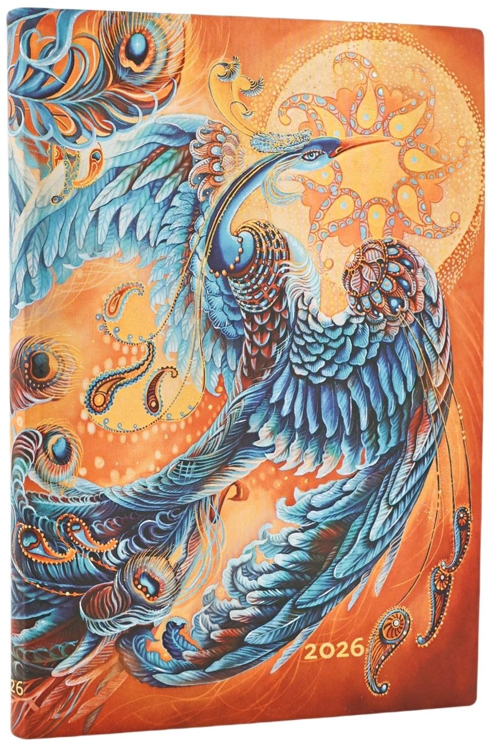 Paperblanks 2026 Skybird (Birds of Happiness) 12M Flexi Hori