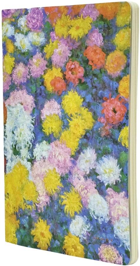 Paperblank Monet's Chrysanthemums Lined A4 Cahier