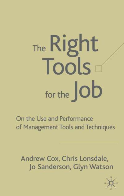 The Right Tools For the Job