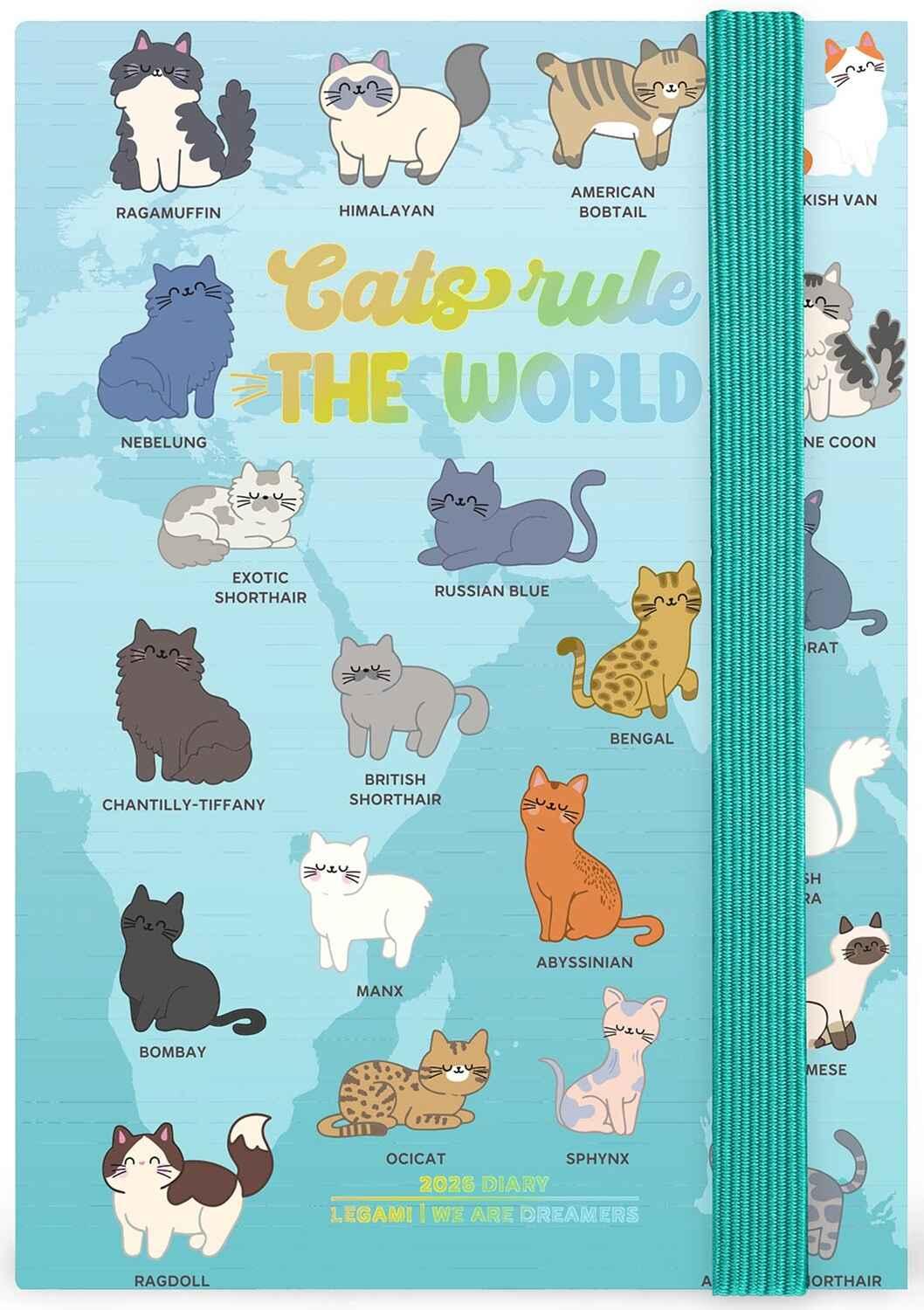 Legami 12 Month Small Photo Daily Kitty