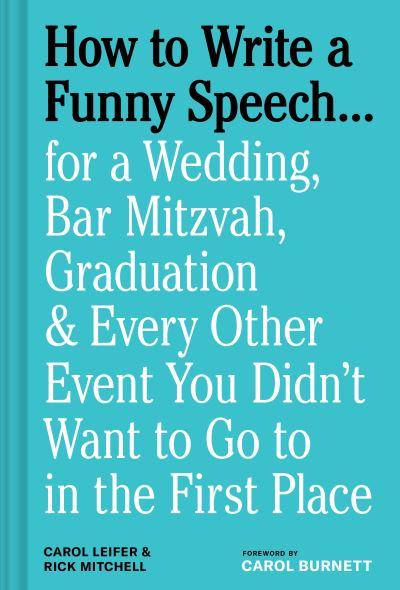 How To Write a Funny Speech...