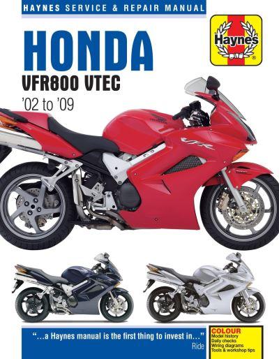Honda VFR800 V-Tec V-Fours Motorcycle Repair Manual