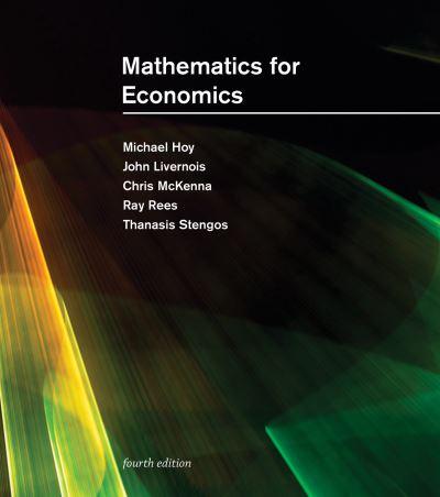 Mathematics For Economics