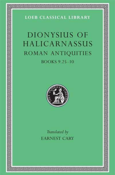 The Roman Antiquities of Dionysius of Halicarnassus