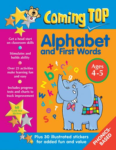 Coming Top Alphabet and First Words Ages 4-5