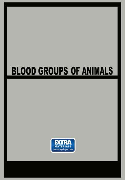 Blood Groups of Animals