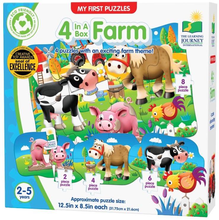 My First Puzzle Set 4 in 1 Farm