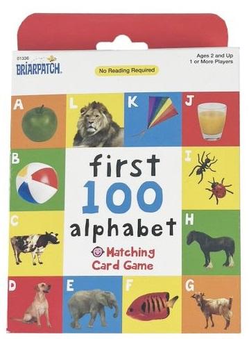First 100 Words Alphabet Card Game