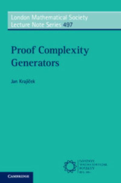 Proof Complexity Generators