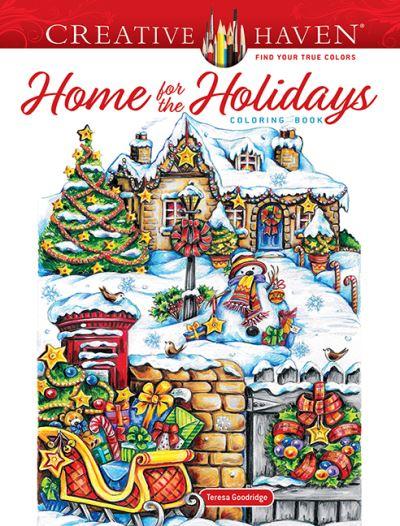 Creative Haven Home For the Holidays Coloring Book