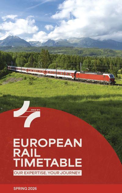 European Rail Timetable Spring 2026 2026