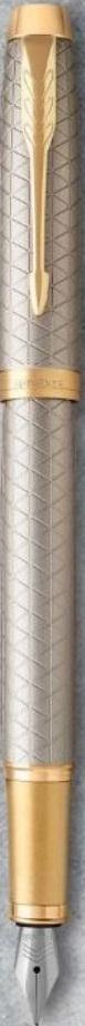 Parker Im Premium Warm Silver/Gold Finish Fountain Pen