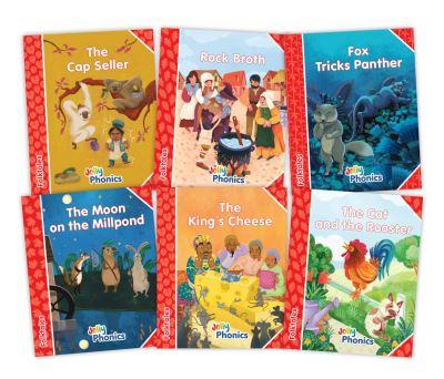 Jolly Phonics Folktales Red Readers (Level 1) Complete Set (