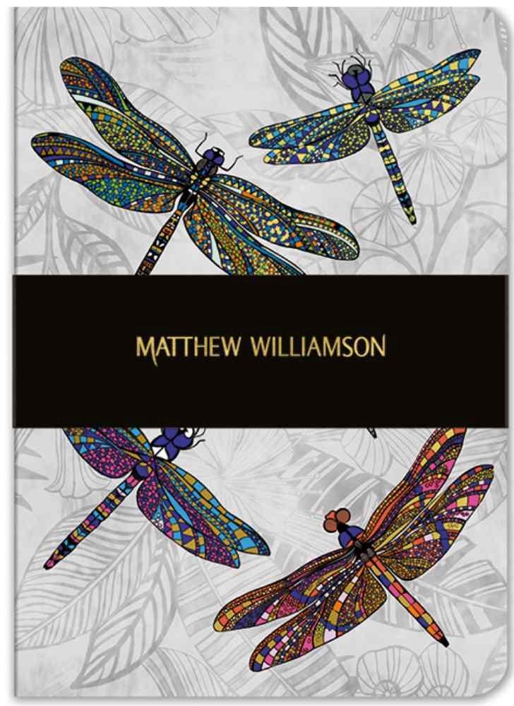Museums & Galleries A5 Luxury Notebook: Dragonfly Dance