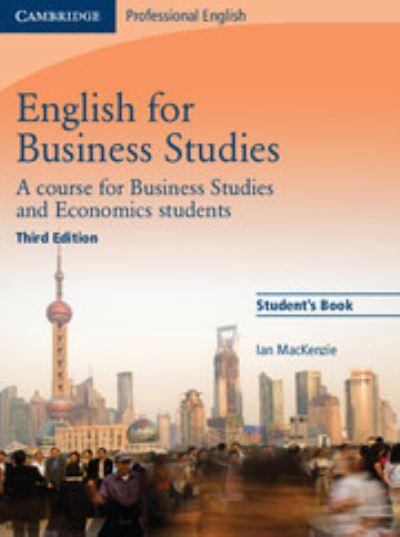 English For Business Studies Student's Book