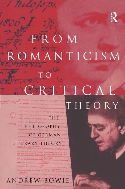 From Romanticism To Critical Theory