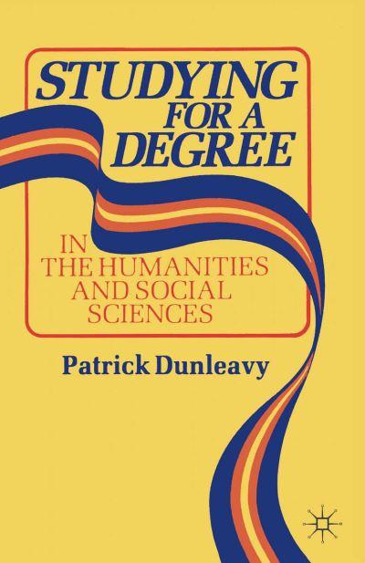 Studying For a Degree in the Humanities and Social Sciences