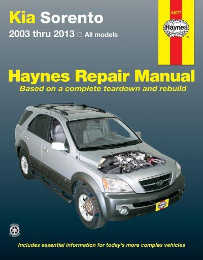 Kia Sorento Automotive Repair Manual, 2003-13