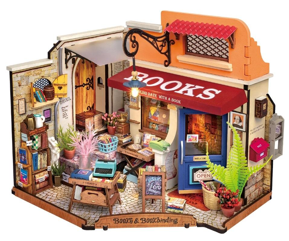 ROLIFE Miniature Corner Bookstore