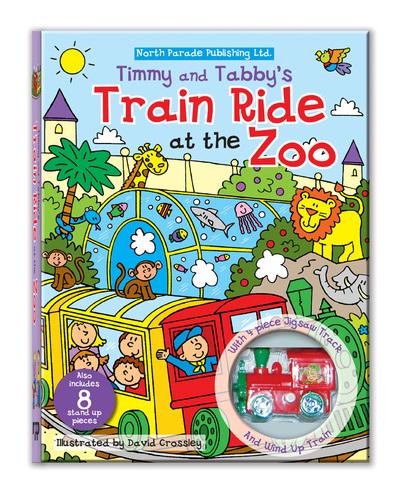 Track Jigsaw Book - Timmy and Tabby's Train Ride At the Zoo