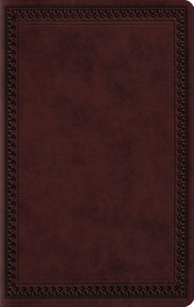 Large Print Value Thinline Bible-ESV-Border Design