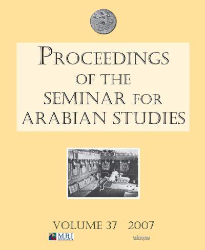 Proceedings of the Seminar For Arabian Studies