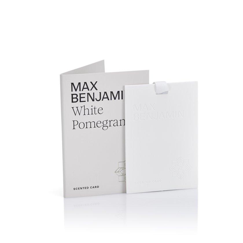 Max Benjamin Scented Card White Pomegranate