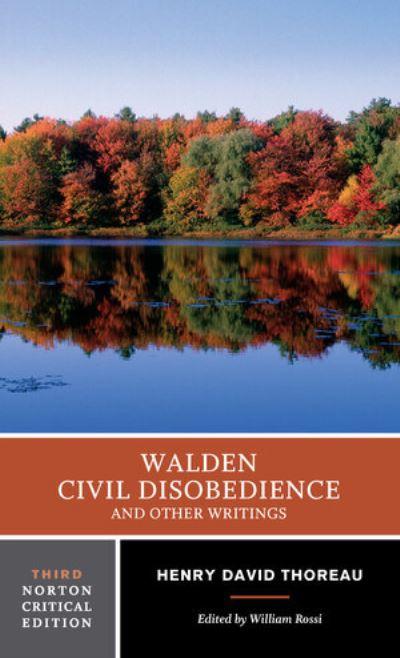 Walden, Civil Disobedience and Other Writings