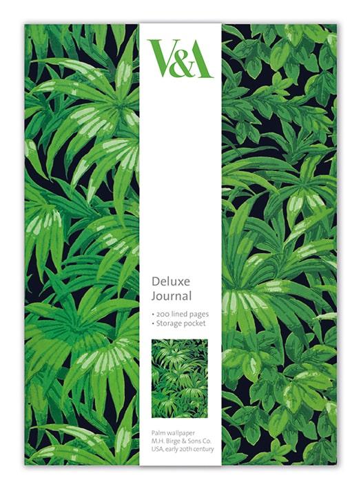 Museums & Galleries Deluxe Journal: Palm Wallpaper