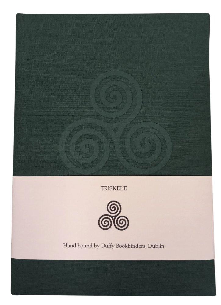 Duffy Bookbinders Green A5 Triskele Notebook