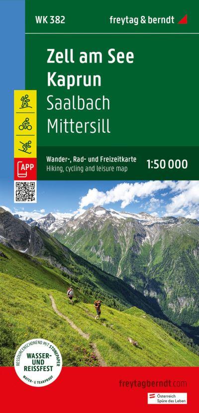 Zell Am See Kaprum Hikin, Cycling & Leisure Map