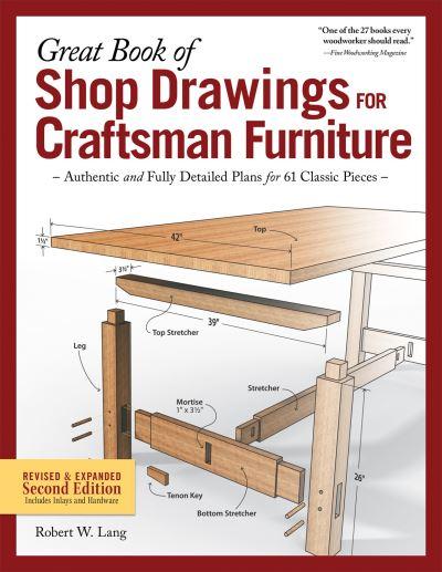 Great Book of Shop Drawings For Craftsman Furniture