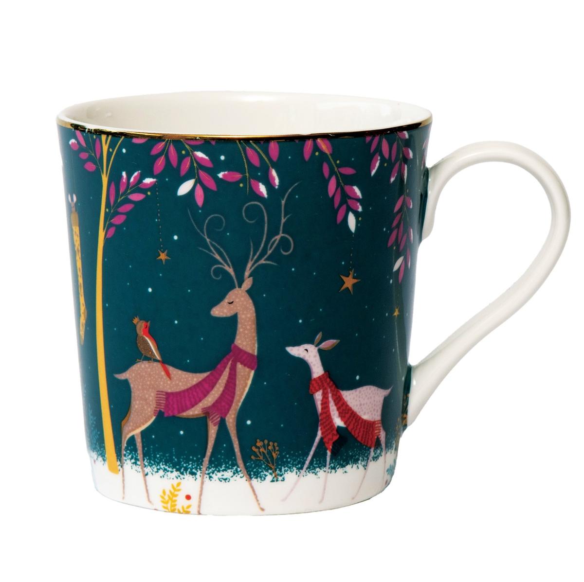 Sara Miller Mug Deer & Robin