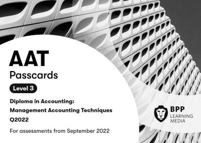 AAT Management Accounting Techniques. Passcards