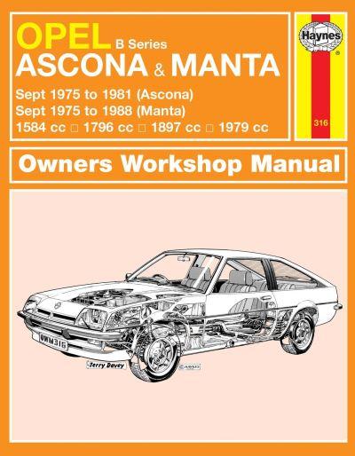 Opel Ascona &#38; Manta Owner's Workshop Manual