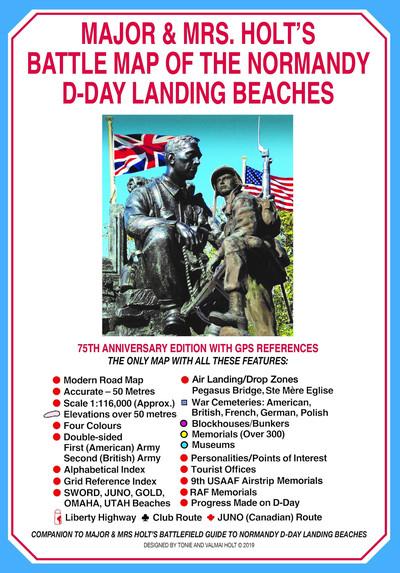 Major & Mrs Holt's Battle Map of The Normandy D-Day Landing