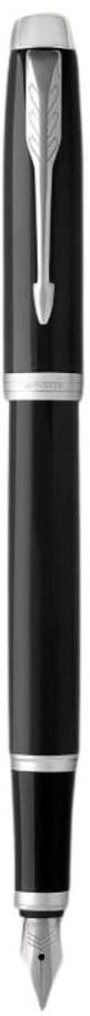 Parker Im Black Chrome Trim Fountain Pen Medium Nib