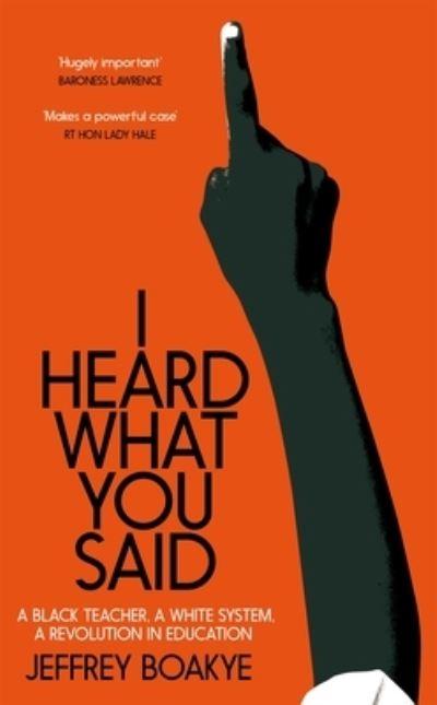 I Heard What You Said H/B