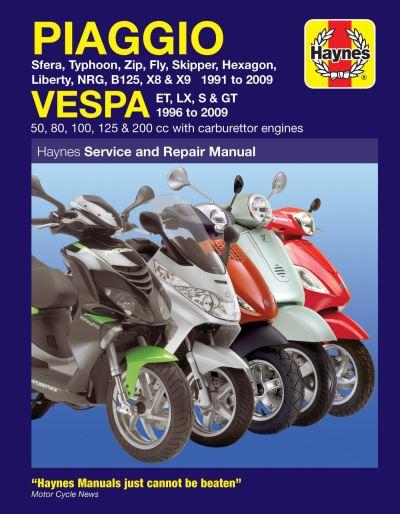 Piaggio & Vespa Scooters (With Carburettor Engines) Service