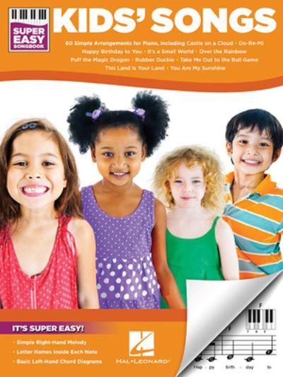 Kids' Songs Super Easy Songbook Piano Book