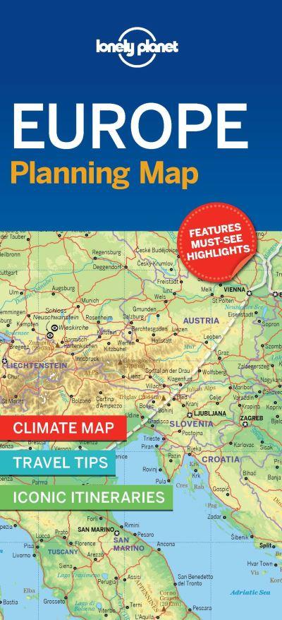 Lonely Planet Europe Planning Map