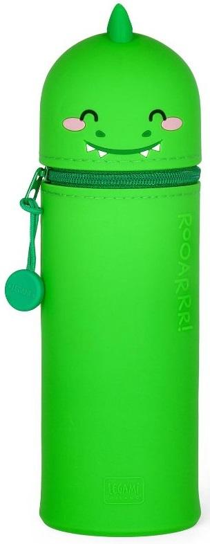 Legami 2 in 1 Soft Silicone Pencil Case: Kawaii Dino