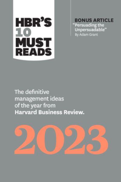 HBR's 10 Must Reads