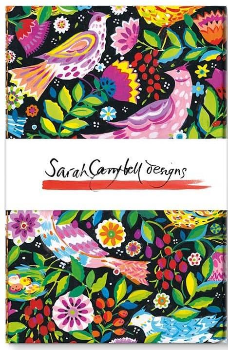 Museums & Galleries Stitched Notebook: Folk Birds