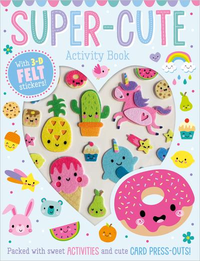SUPER-CUTE FELT STICKERS ACTIVITY BOOK