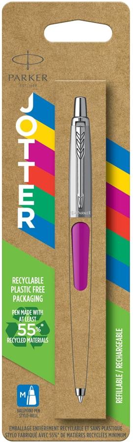 Parker Jotter Original Magenta Ballpoint Pen  Blue Ink