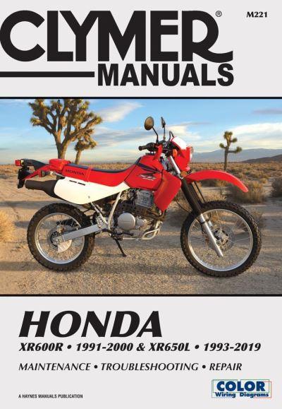 Honda Xr600r - 1991-2000 & Xr650l - 1993-2019 Clymer Manual