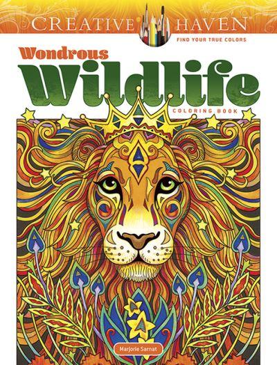 Creative Haven Wondrous Wildlife Coloring Book