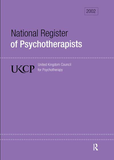 National Register of Psychotherapists 2002
